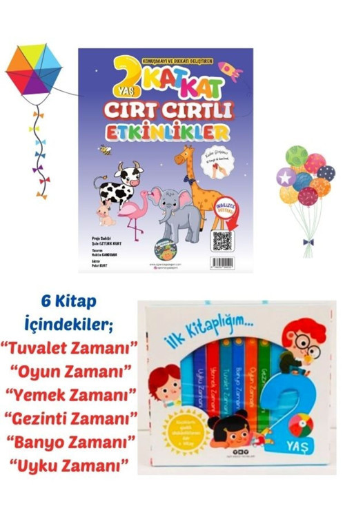 7 Adet Kitap- 2 Yaş Cırt Cırtlı Etkinlikler Ve Yapıkredi Yayınları Yky 2 Yaş Kutulu Kitap Seti
