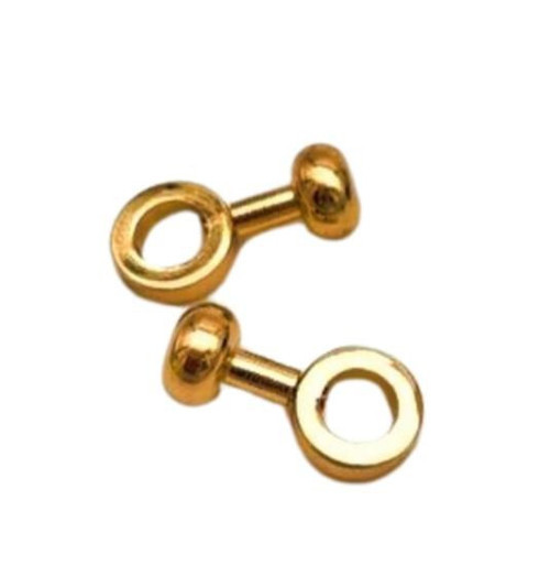 Çanta Aksesuar 2 Cm Light Gold Renk Vidalı Halka Kulpluk 2 Adet