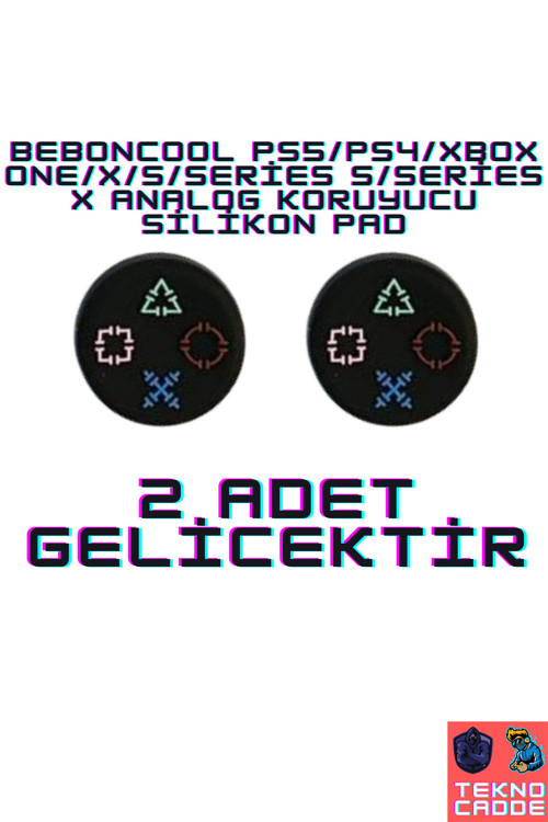 NeW3D Ps5/Ps4/Xbox ONE/ONE X/ONE S/Series S/Series X/Switch PRO Uyumlu Analog Koruyucu Silikon PAD