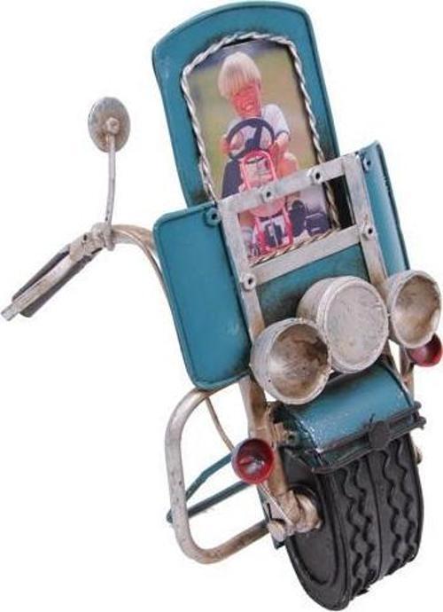 Dekoratif Metal Çerçeve Motosiklet Temalı Hediyelik