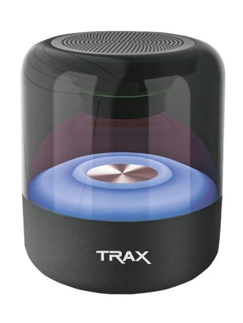 LED Işıklı Renk Değiştiren Bluetooth Hoparlör - Siyah Standart