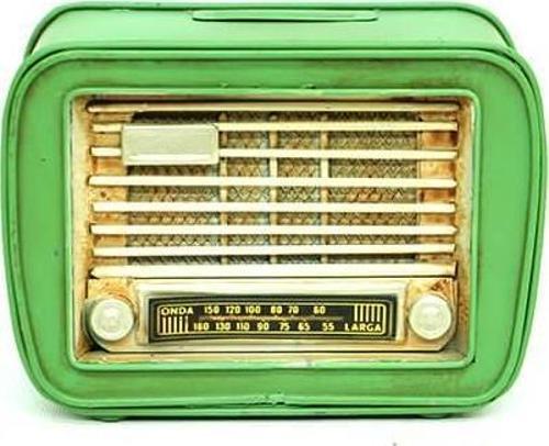 Dekoratif Metal Radyo Kumbara Vintage Hediyelik