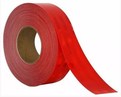 Reflektör Şerit Kırmızı 55Mm X 50Mt (1 Tk )