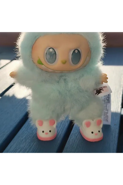 SADECE AYAKKABI Mini Tavşan Desenli Model Oyuncak Bebek Ayakkabı Aksesuarı