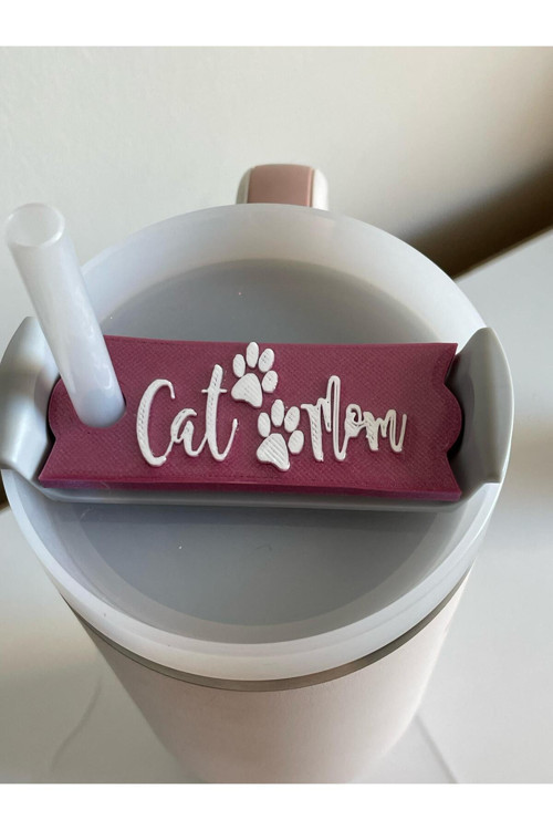 Cat Mom Yazılı Model Quencher ile Uyumlu Termos Kapağı – 1.18 LT Uyumlu