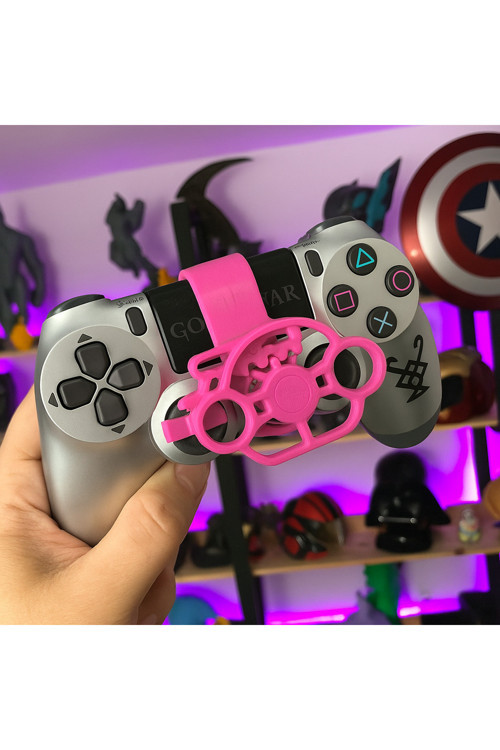 PS4 DualShock Gamepad Uyumlu 3D Direksiyon Aparatı