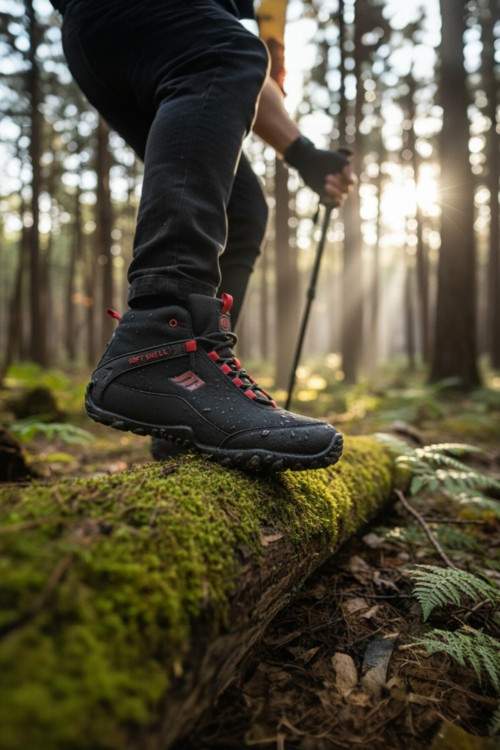 Erkek Termal Soft Shell Su Geçirmez Outdoor Trekking ve Doğa Botu