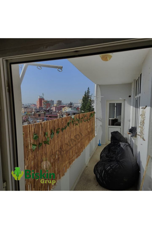 70CM Yükseklik X 400CM Genişlik Bambu Kamış Hasır Çit Dekoratif Bahçe Balkon ve Duvar Çiti ReedFence