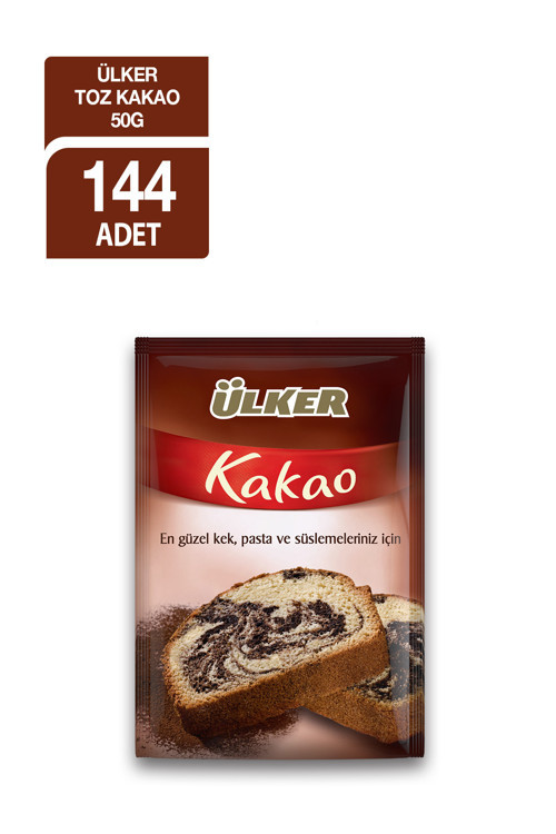 TOZ KAKAO - En Güzel Kek, Pasta ve Süslemeleriniz İçin - 50 gram - 144 Adet