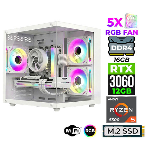 Mage x20 Ryzen 5 5500 16GB Ram 512GB M.2 NVMe SSD 12GB RTX3060 Oyuncu Tavsiye Sistem