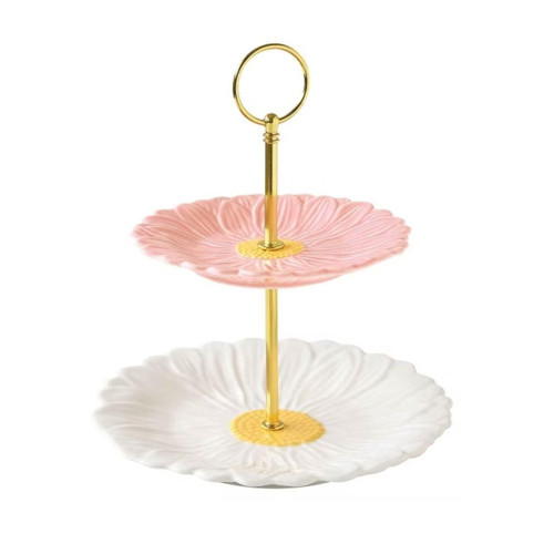 2 Katlı Porselen Sunumluk 16 cm / 21 cm