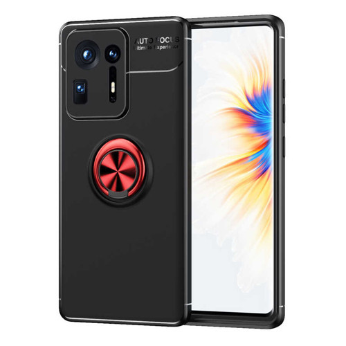 Mi Mix 4 Kılıf Mkst Ravel Silikon Kapak - Siyah-Kırmızı