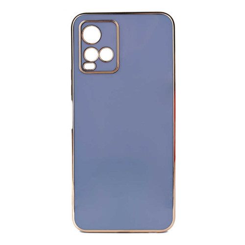 Vivo Y33S Kılıf Mkst Bark Kapak - Mavi Açık