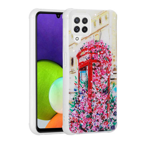 Galaxy M32 Kılıf Simli Desenli Kamera Korumalı Parlak Mkst Popy Kapak - Kulübe
