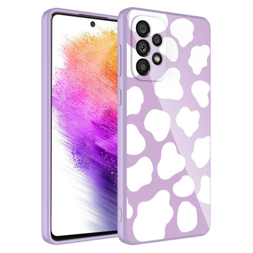 Galaxy A33 5G Kılıf Kamera Korumalı Desenli Sert Silikon Mkst Epoksi Kapak - No6