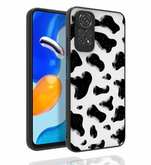 Redmi Note 11 Global Kılıf Desenli Kamera Korumalı Parlak Mkst Nora Kapak - No2