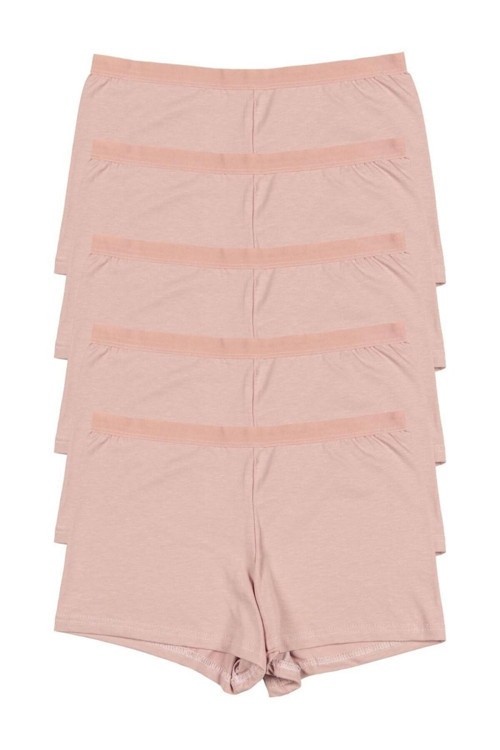 Kadın Boxer Külot 5 Li Paket Ten