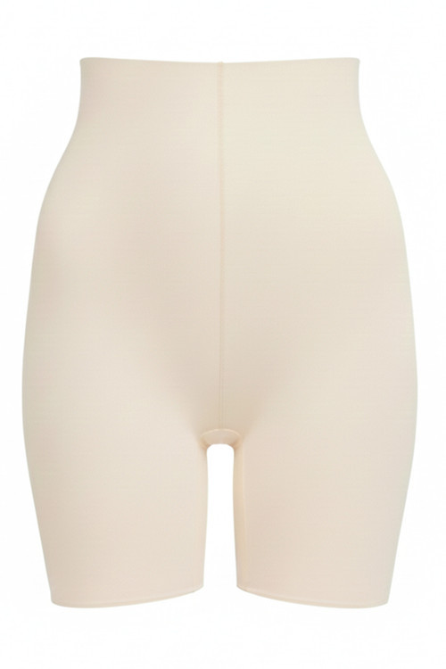 Yüksek Bel Korse Etkili Görünmez Lazer Kesim Paçalı Iz Yapmaz Şort Korse Boxer Ten
