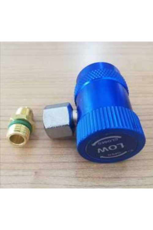 Ch-Hs-Mk-1234 Mavi Oto Klima Gaz Dolum Sarz Sarj Vanası Alçak Basınç