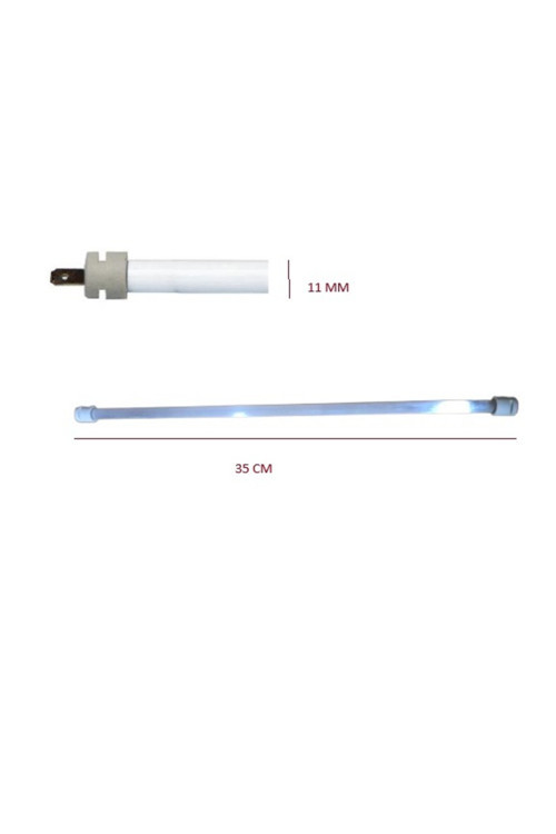 35Cm Quartz Cam Borulu Rezistans 11Mm