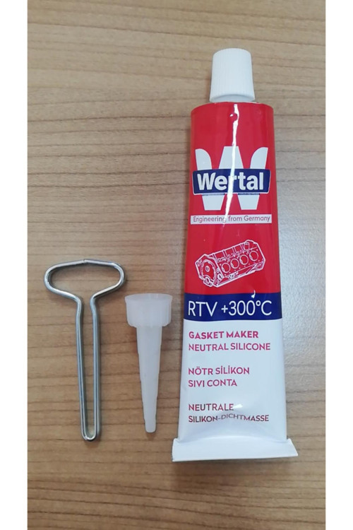 Kırmızı Nötr Silikon Sıvı Conta-80Ml