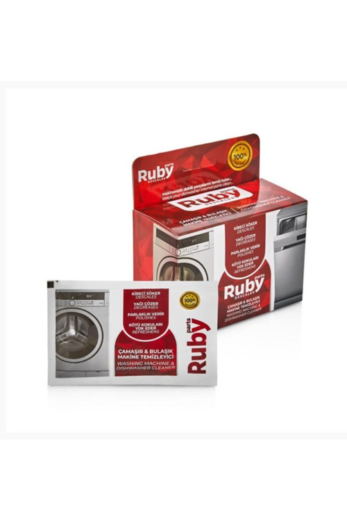 Ruby Parts Çamaşır - Bulaşık Makine Temizleyici 5'Li Paket 40 Gr.