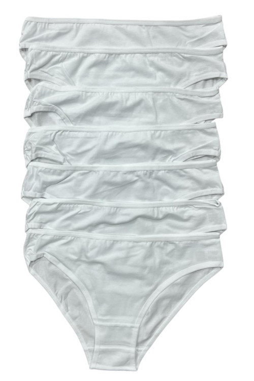 Kadın Külot 7 Li Paket Likralı Beyaz