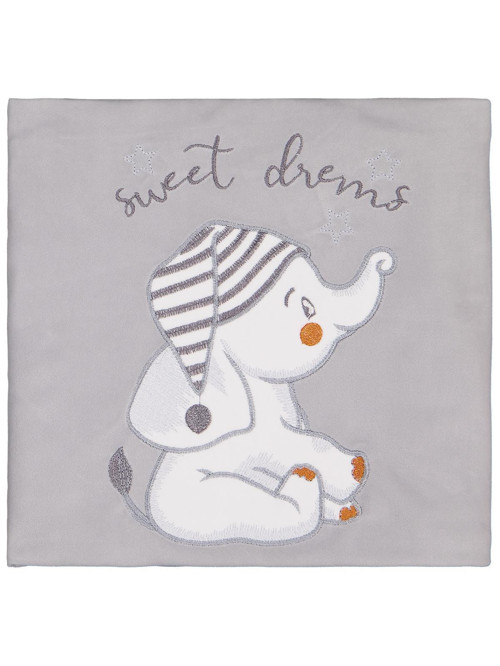 Filli Nakış Battaniye - Gri Standart