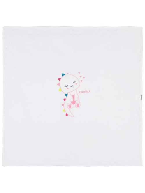 Zürafa Nakış Battaniye - Ekru Standart