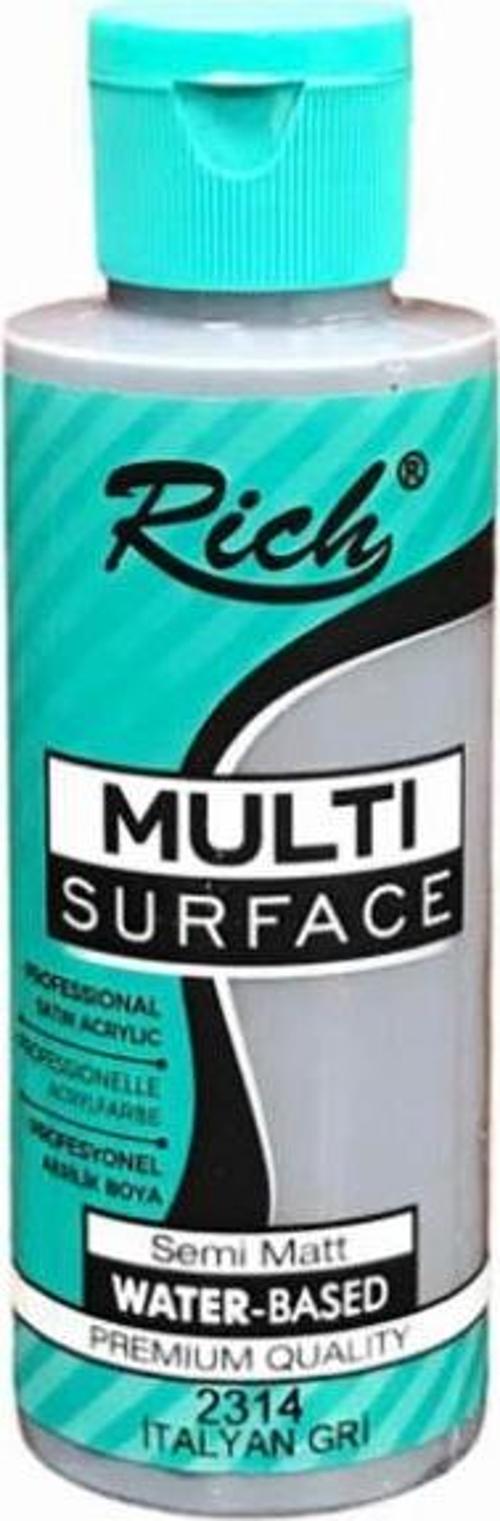 Multi Surface Akrilik Boya İtalyan Gri 120cc
