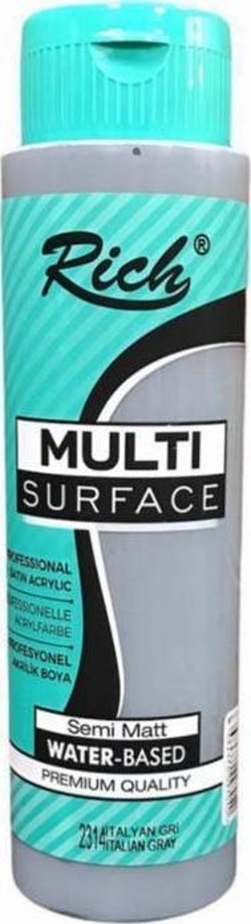 Multi Surface Akrilik Boya İtalyan Gri 500cc