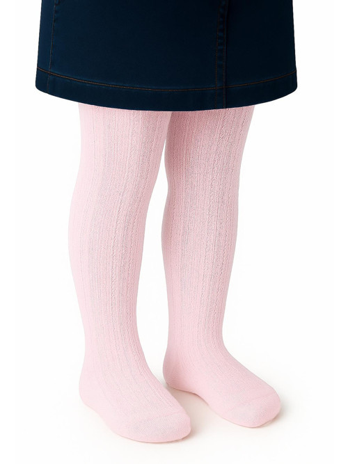 Rea Desen 6- Bebek Kız Külotlu Çorap - Pembe 12 Ay
