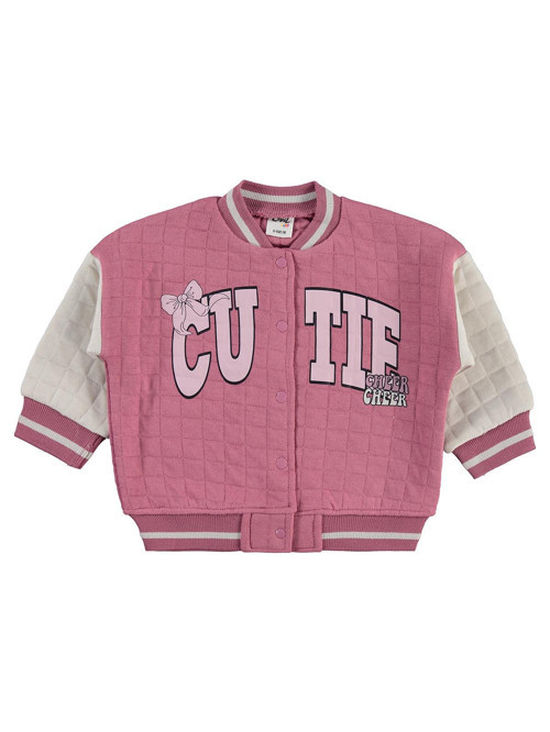 Cutıe Nakışlı 6-18 Ay Hırka - Pembe 9-12 Ay