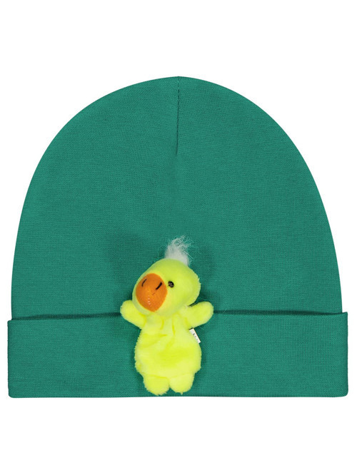 Küçük Oyuncaklı Bebe Şapka Bere ve Setler - Yeşil Standart