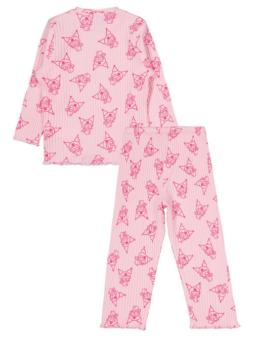 2-5 Yaş Pijama Takımı - Pembe 3-4 Yaş