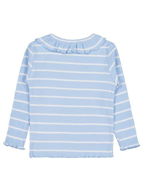 Çizgili 2-5 Yaş Sweatshirt - Mavi 3-4 Yaş