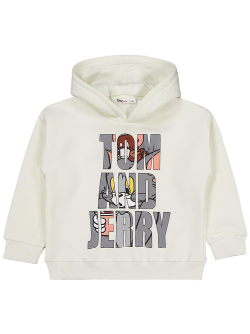 2-5 Yaş Sweatshirt - Ekru 4-5 Yaş