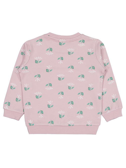 Çıtır Çiçek Baskılıü 2-5 Yaş Sweatshirt - Pembe 4-5 Yaş