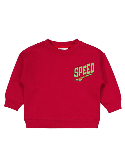 Sped Baskılı 2-5 Yaş Eşofman Takımı - Kırmızı 3-4 Yaş