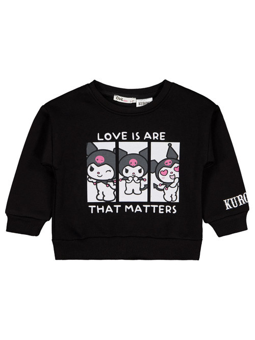 2-5 Yaş Sweatshirt - Siyah 2-3 Yaş