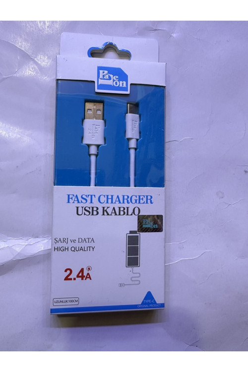 Paleon Type-C Şarj Kablosu 2.4 Amperusb Kablo 4