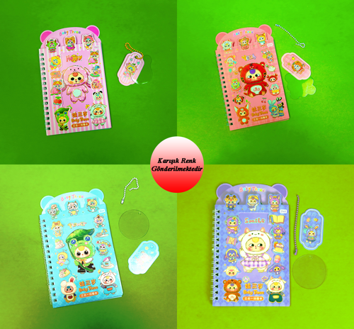 Tatlı Dostlar Sticker Defter