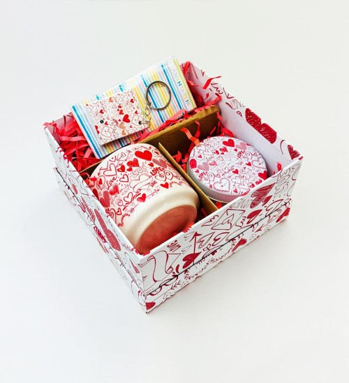 I Love You Tasarımlı Hediye Seti