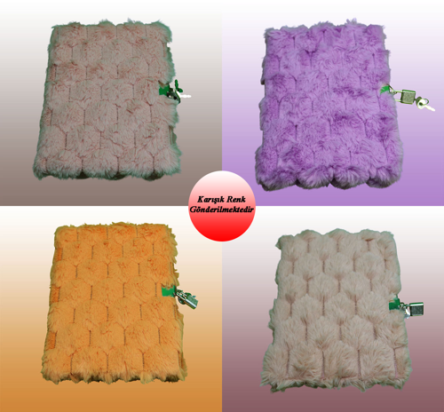 Peluş Hayaller Kilitli Defter