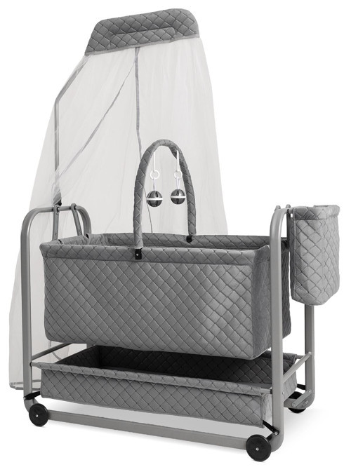 Prime Anne Yanı Beşik - Gri Standart