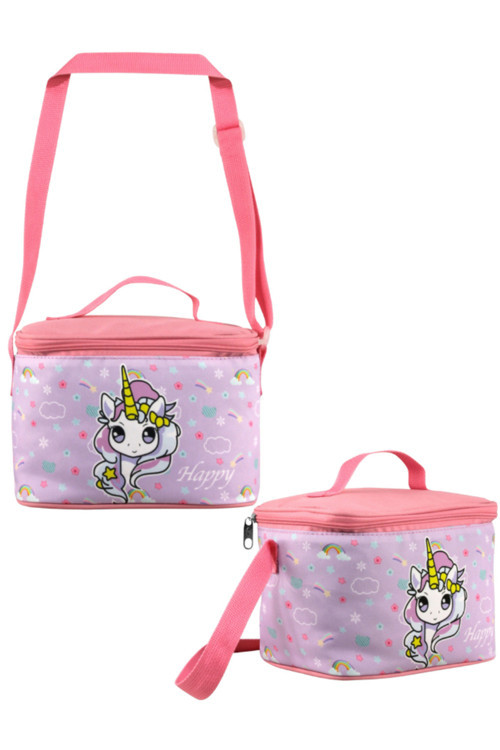 Cennec Gökkuşağı Unicorn Beslenme Çantası 23X16X15