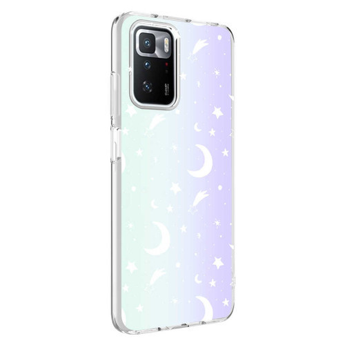 Xiaomi Redmi 10 Kılıf M-Blue Desenli Kılıf Moon No4