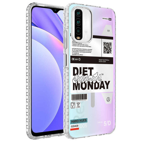 Xiaomi Redmi Note 10 Kılıf Airbag Kenarlı Renkli Desenli Elegans NO5