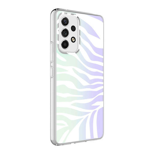 Galaxy A13 4G Kılıf M-Blue Desenli Kılıf Zebra No1