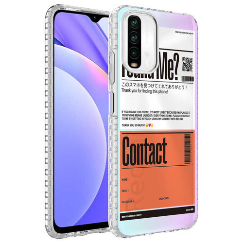Xiaomi Redmi Note 10 Kılıf Airbag Kenarlı Renkli Desenli Elegans NO6
